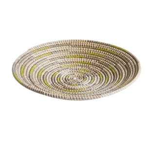 Plateau artisanal en jonc de mer de qualité supérieure, solution de rangement écologique pour comptoir de cuisine et présentoir de salon - Product Image 2