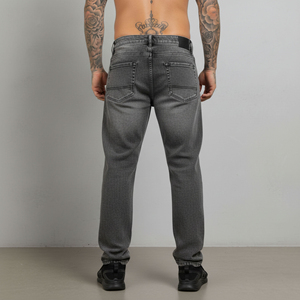 Pantalones Vaqueros de Mezclilla Desgastados Personalizados Estilo Hip Hop para Hombre, Corte Holgado, Lavado, Moda Urbana 2026 - Product Image 2
