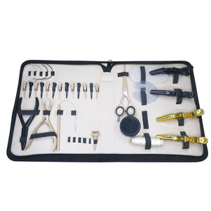 Estuche de Cuero de Lujo Personalizable Todo en Uno, Fabricación Pakistaní Premium, Kit de Extensiones de Cabello con Color Personalizado - Product Image 1