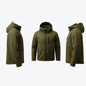 Veste Softshell Tactique de Chasse Camouflage pour Homme, Imperméable, Personnalisable avec Logo, Idéale pour la Randonnée et le Safari en Extérieur - Product Image 5