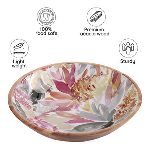 RF Crafts Nouveau design attrayant Bols de service Émail imprimé Décoration intérieure de table latérale pour les fêtes Servir la salade - Product Image 4