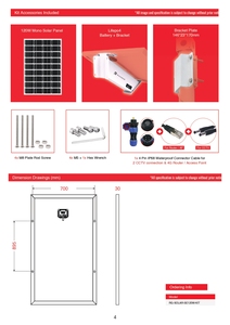 Kit de panneaux solaires intelligents 120W haute efficacité, alimentation stable, raccordement CCTV sans tracas, fourni par un fabricant malaisien de confiance - Product Image 3