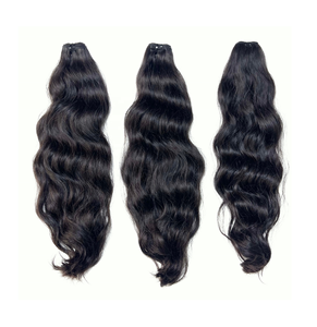 Oferta relámpago de cabello virgen: extensiones de cabello ondulado con trama a máquina, cabello vietnamita sin procesar, se pueden decolorar a cualquier color. - Product Image 4