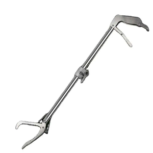 Nuevo Lanzamiento: Palo Retráctil Manual de Acero Inoxidable Sólido y Duradero para Captura de Serpientes, Suministros para Reptiles, Trampas Innovadoras y Fáciles para Atrapar Cobras - Product Image 1