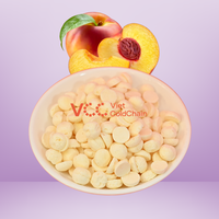 Gefreeze-droogde passievrucht yoghurt melts FD Probiotic Bites blokjes |   Smeltbare zuivel snack voor babyvoeding, niet-GMO, HACCP