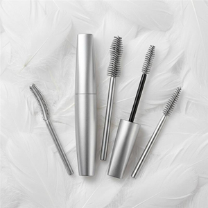 Tube de mascara élégant en aluminium/plastique avec bouchon à vis, emballage personnalisé avec logo imprimé en sérigraphie - Product Image 3