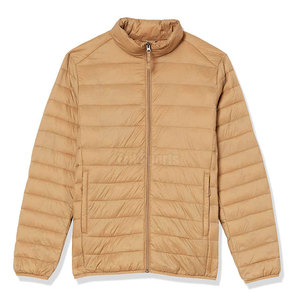 <b>Top</b> Selling High Quality Men <b>Bubble</b> Jacket Stand Collar Front Logo Eco-Friendly Breathable Custom Design Wholesale Winter Jacket - Product Image 3