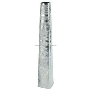 Conjunto de jarrones de flores de estilo asta de tendencia, jarrones de plata de alta calidad hechos a mano, macetas decorativas para el suelo para el hogar y la Oficina por TCD - Product Image 5