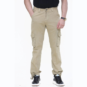 Best Selling Custom Plus Size Men's Cargo Jogger Pants Streetwear Cotton Trousers New Fashionable Casual Pants For Men's - Product Image 4
