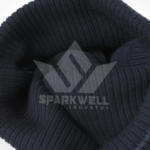 Unisex Solid Color Knitted Beanie <b>Hat</b> 100% Acrylic Winter Casual Warm Outdoor for Children 3D Embroidery for Red Black <b>Navy</b> - Product Image 6