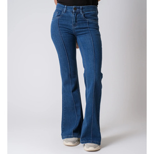 Jeans de Mezclilla para Mujer con Corte Moderno y Textura Suave para Uso Diario - Product Image 2