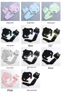 Conjuntos de Yoga para Mujer, Personalizados, de Cintura Alta, Antiestáticos, de 2 Piezas, Ropa Deportiva para Gimnasio, Entrenamiento, Fitness, Sin Costuras, Cómodos - Product Image 6