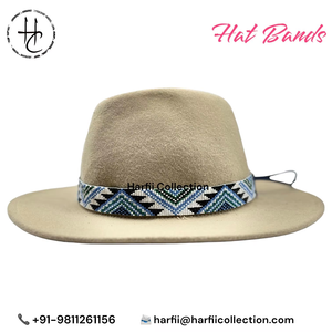 Cinta para Sombrero de Cuero Premium de 21 Pulgadas, Unisex, Hecha a Mano, con Cuentas y Cordón Decorativo Anudado, Accesorio para Sombrero Vaquero Occidental, Suministro al por Mayor - Product Image 6