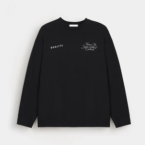 Sweat-shirt surdimensionné d'inspiration cyberpunk avec des graphismes en relief 3D néon et des cordons de serrage techniques - Product Image 4