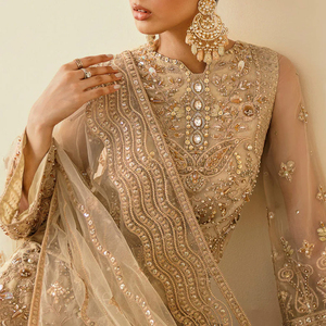 Vestido de Fiesta Pakistaní Elegante de Nuevo Diseño, el Más Vendido, para Bodas o Eventos Casuales / Vestido de Fiesta de Nueva Llegada - Product Image 6