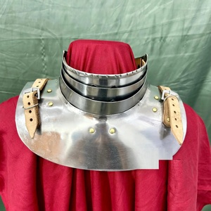 Armadura Histórica y de Fantasía – Gorgeta de Acero Hecha a Mano, Lista para la Batalla – Protección para el Cuello para Caballeros y Guerreros - Product Image 4