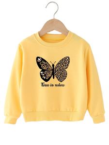 เสื้อมีฮู้ดของผู้หญิงพิมพ์ลายผีเสื้อมีเชือกผูกไหล่แบบผูกติดโลโก้ตามสั่ง - Product Image 6