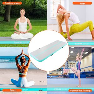 Tappetino Gonfiabile per Ginnastica da 4 Pollici di Spessore con Pompa Elettrica, Tappeto per Allenamento Tumble Track, Accessori per Attrezzature Ginniche - Product Image 6