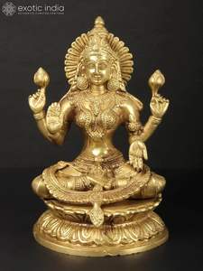 Estatua Grande de Latón |   Artesanía Metálica Pop Art, Hecha a Mano, Moderna y Ecológica, Dios Hindú de la Fortuna, Decoración para el Hogar o Templo, Regalo de Cumpleaños - Product Image 5