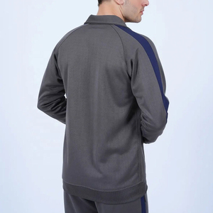 Conjunto Deportivo con Capucha para Hombre, Diseño Color Block, Manga Larga, Cordón Ajustable, Corte Regular, Transpirable, Informal, para Otoño - Product Image 2