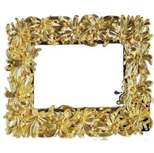 High Quality Custom <b>Square</b> <b>Photo</b> <b>Frame</b> Aluminum Flower Style Table Hanging Metal <b>Frame</b> Factory Wholesale - Product Image 2