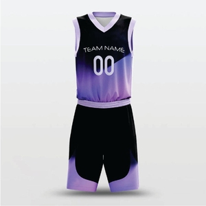 Tenues de basket-ball à séchage rapide avec tissu doux, maillot et short confortables pour les équipes sportives - Product Image 1