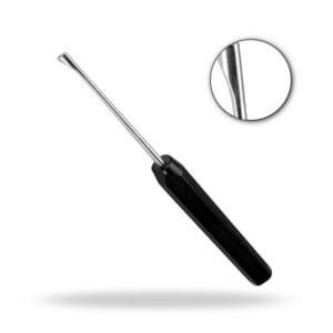 Curette à pousser vers le bas de 15 pouces, instrument neurochirurgical pour chirurgie de la colonne vertébrale, outil de raclage osseux - Product Image 1