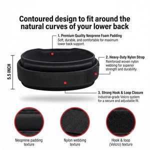 Cinturón de Gimnasio de Alta Resistencia para Levantamiento de Pesas, Accesorios de Entrenamiento de Fuerza y Fitness para Ejercicios Intensos - Product Image 5