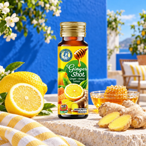 Bebida Vinut Trust de 30 ml con Jengibre, Miel y Limón, Bebida Reforzadora del Sistema Inmunitario en Botella de Vidrio - Product Image 6
