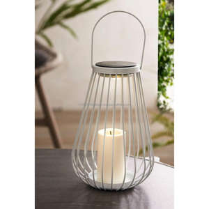 Dernier éclairage pilier de jardin bougeoir fil de fer artisanat affichage debout libre style géométrique bougeoir enduit noir - Product Image 6