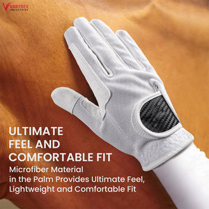 Fast Horse Riding Gloves Custom Horse Riding Gloves <b>Synthetic</b> <b>Leather</b> for Men Horse Riding Gloves - Product Image 3