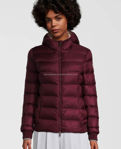 Chaqueta acolchada impermeable con capucha para hombre y mujer de invierno recortada de alta calidad personalizada - Product Image 6