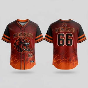 Maillot de baseball personnalisé professionnel, entièrement sublimé, pour équipes, softball, jeunes et adultes - Product Image 3