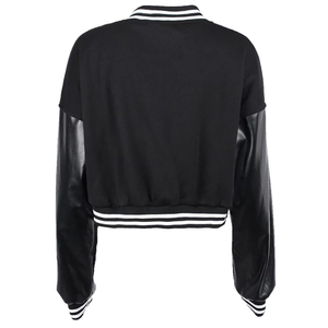 OEM Serviced New Arrival Regular Varsity <b>Jacket</b> Wholesale Customized High Quality Casual Streetwear <b>Sheep</b> <b>Skin</b> Dyed <b>Jackets</b> - Product Image 4
