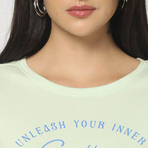 เสื้อยืดผู้หญิงคอกลมทรงบ็อกซี่ สวมใส่สบายทุกวัน รุ่นซัมเมอร์ 2025 แฟชั่นพื้นฐาน - Product Image 5