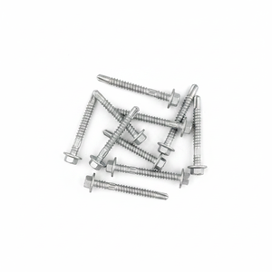 Wholesale Price PDC Model 5 Washer Head Self-Drilling Deep Coarse Thread Class 8 Metric/Inch <b>Galvanized</b> Carbon Steel <b>Screws</b> 12mm - Product Image 1