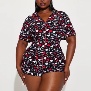 Nouveauté : Pyjama rose sexy d'été de haute qualité à bas prix, ensemble de pyjama pour femme 2 pièces, fabriqué au Bangladesh. - Product Image 5