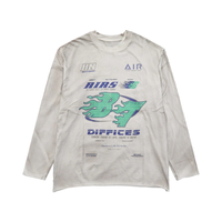 T-shirt Streetwear Graphique DTG Personnalisé pour Homme, Coupe Boxy Oversize, en Coton Épais 100% Terry, Style Hip Hop Rétro Tendance