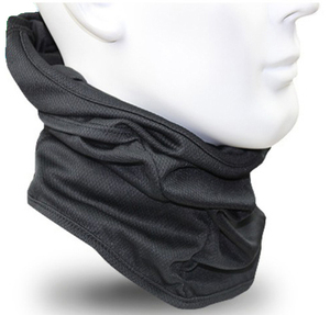 Cagoule noire unisexe pour enfants, en polyester extensible, protection UV, légère, coupe-vent, pour sports d'hiver en extérieur - Product Image 3