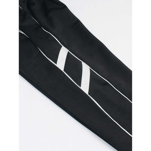 Ropa Deportiva Personalizada al por Mayor OEM: Chaqueta Cortavientos, Sudaderas con Capucha de Forro Polar Técnico y Pantalones Jogger para Hombre, Chándal con Cremallera Completa y Rayas con Tirador - Product Image 3