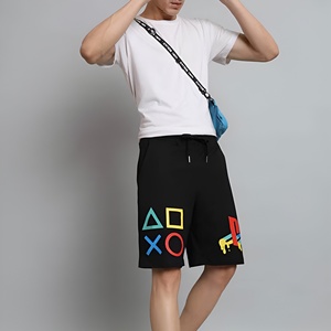 Shorts de bain entièrement sublimés, respirants, séchage rapide, écologiques, amples, décontractés, imprimé Hawaï, taille mi-haute élastique, pour la gym - Product Image 5