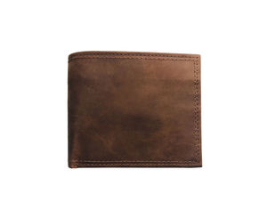 Portefeuille en cuir véritable fait main avec poche à monnaie, portefeuille fin pour homme, portefeuille de voyage - Product Image 4