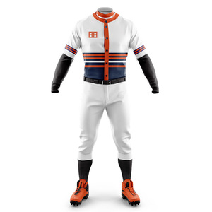 Produit le plus vendu : vêtements de sport confortables, uniforme de baseball unisexe, uniformes de baseball de haute qualité à faible MOQ - Product Image 3