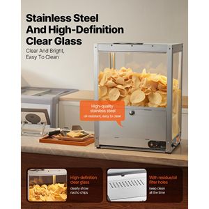 Scaldavivande Commerciale per Nachos da 85QT con Controllo Automatico della Temperatura e Luce di Riscaldamento - Product Image 5