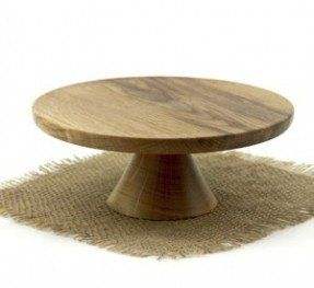 Support à gâteau rond en bois de qualité supérieure, plateforme de présentation de desserts pour café, boulangerie, table de mariage et cuisine à domicile - Product Image 6