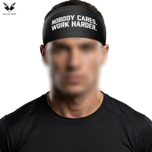 Premium Quality Thin Non Slip Breathable <b>Sport</b> Gym Running Elastic Workout High Stretch Fabric Wholesale Rate Baseball <b>Headband</b> - Product Image 5