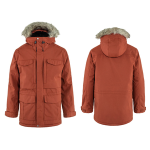 Manteaux d'hiver chauds pour hommes, parkas avec capuche en fourrure, prix de gros, logo personnalisé, veste parka pour hommes - Product Image 3