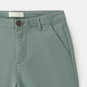 Pantalones Cortos de Tela Suave para Niños, Ropa de Verano Moderna, Pantalones Cortos Casuales de Verano, Tela de Algodón Cómoda / Diseño de Logotipo Personalizado, Color Sólido - Product Image 4