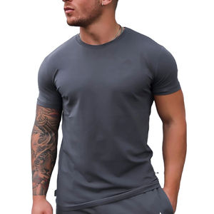 Camiseta de Poliéster/Algodón de Alta Demanda, con Logotipo Personalizado, Corte Regular Ajustado, Transpirable, Antiarrugas, Antibolitas, Cuello Redondo, Impresión Digital - Product Image 5