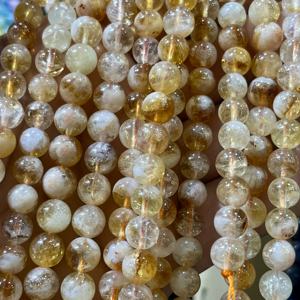Suministro de Fábrica: Cuentas de Citrino Natural Sueltas, Gemas Pulidas de 8mm, Venta al por Mayor para Fabricación de Joyería, Proveedor a Granel, Ecológico - Product Image 3